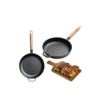 Set of 3 Jymerocan Cast Iron Skillets - obrazek 3