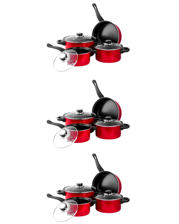 Set of 3 Jymerocan Professional Cookware Sets